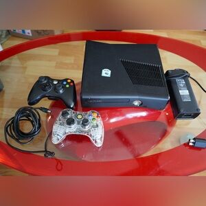 360 Black Console with Controllers